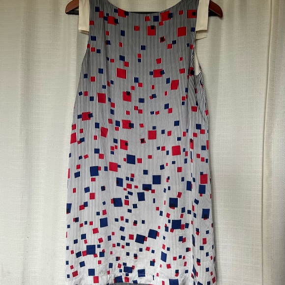 Seventy Two Changes sz 4 Retro Silk Striped Dress/Long Tunic GUC - Picture 2 of 5